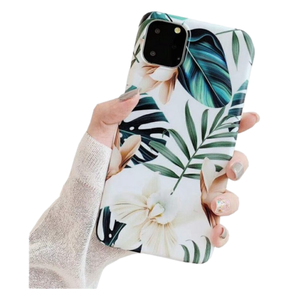 iPhone 11 Case Ultra Thin Tropical Floral Design